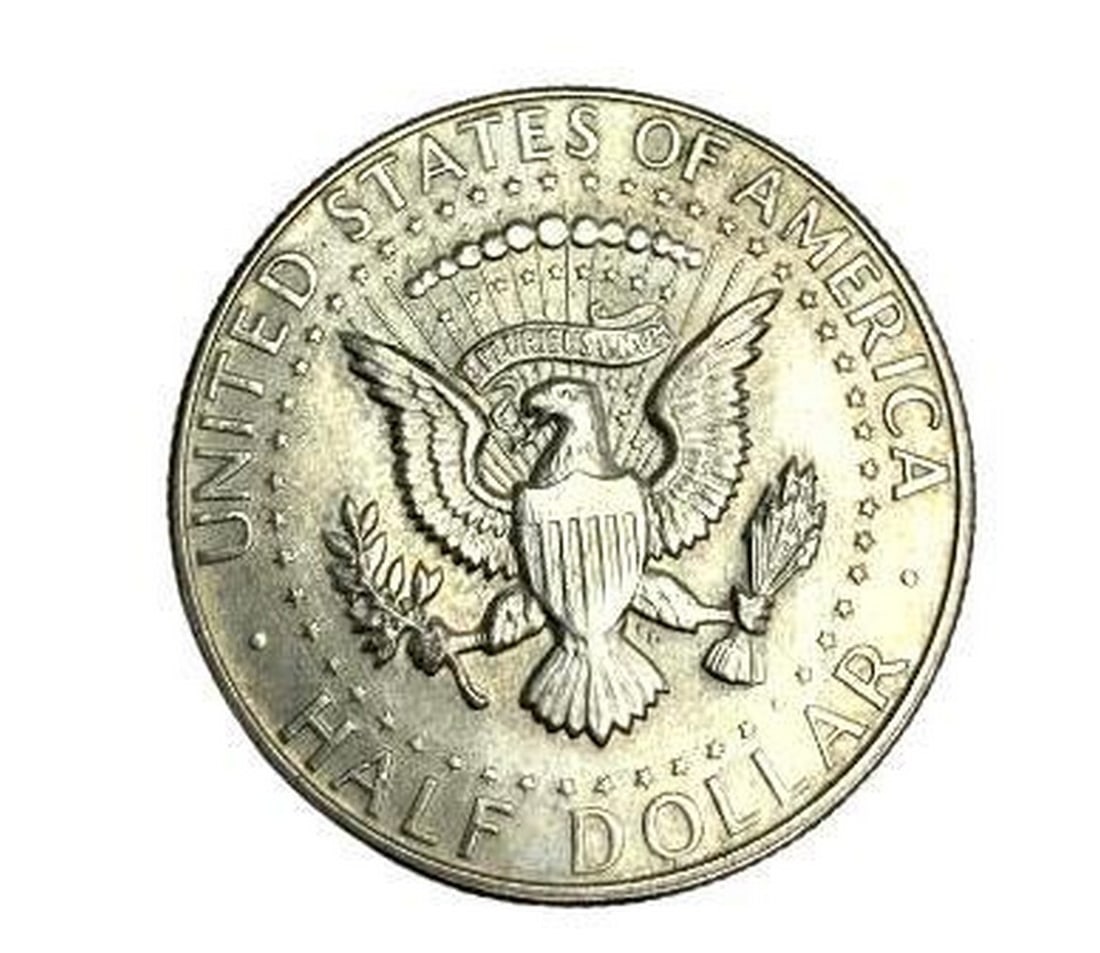 Liberty in God We Trust 1968 Kennedy Silver Half Dollar Coin (1 of 2)