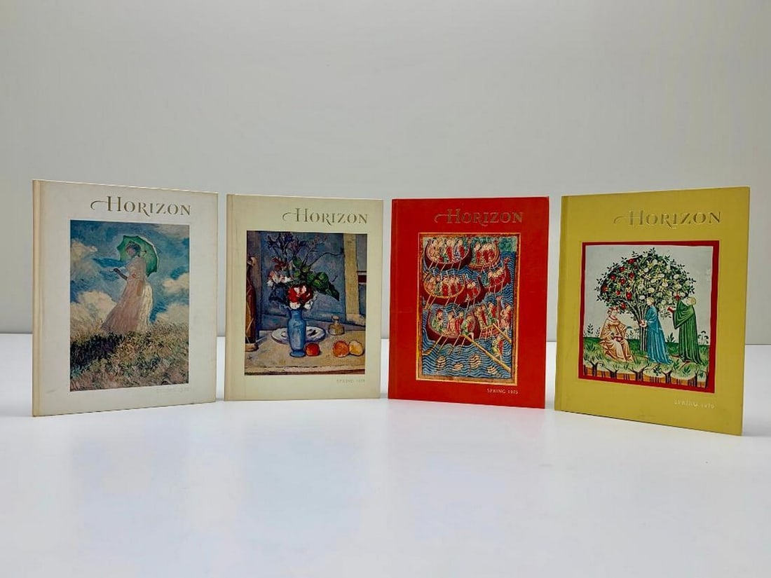 Horizon - A Magazine Of The Arts, Spring 1973, 1974, 1975, 1976: For Auction Is a Compilation Of Horizon Art Magazines, Spring 1973,1974,1975,1976. Each Edition Is In Fantastic Condition And Would Make The Perfect Accompaniment To Any Collectors Inventory. 