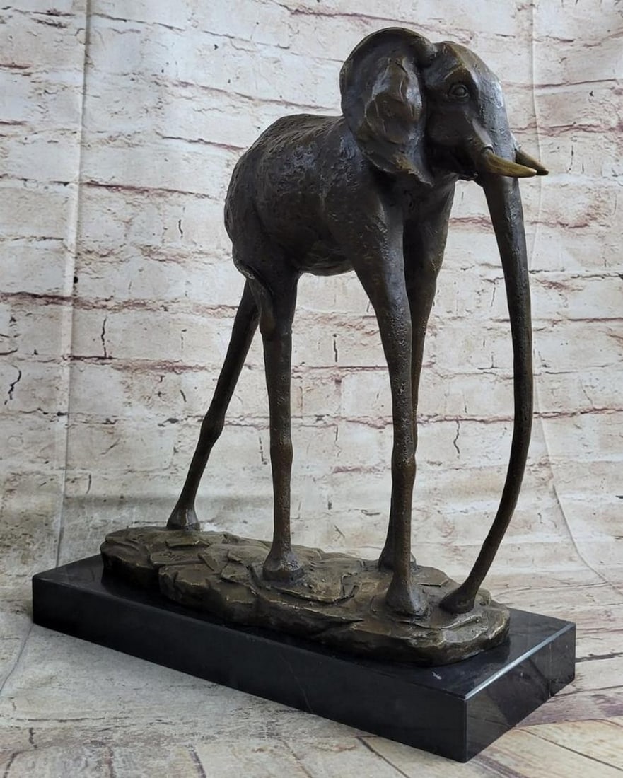 Space Elephant" Inspired Bronze Statue - 13.5" x 12 (1 of 6)