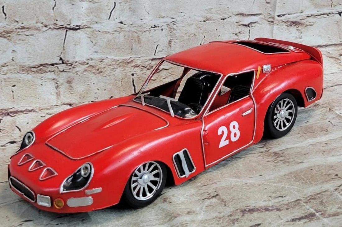 1962 Red Ferrari 250 GTO Coupe Hand Made Die Cast Figurine (1 of 5)