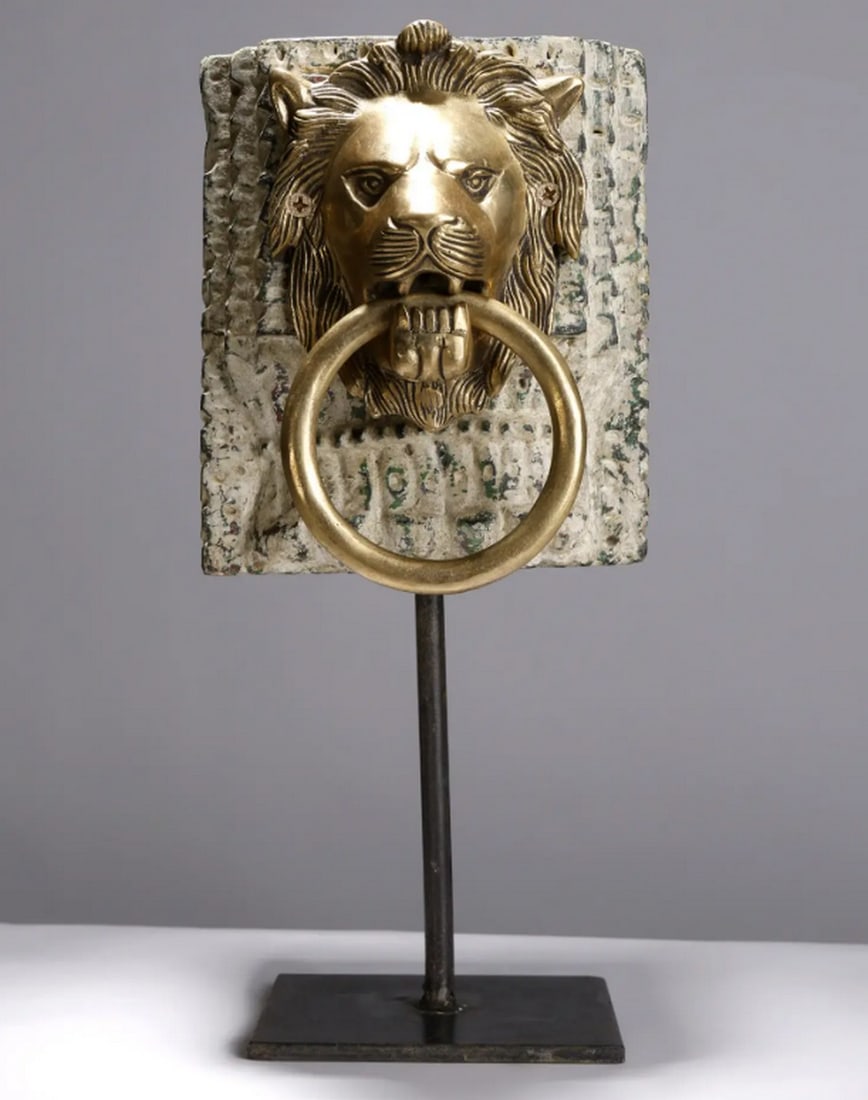 Lion Face Decorative Candle Holder – 13" (1 of 4)