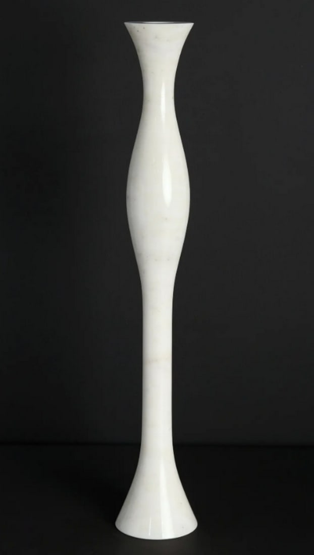 White Marble Candle Stand – 24" (1 of 4)