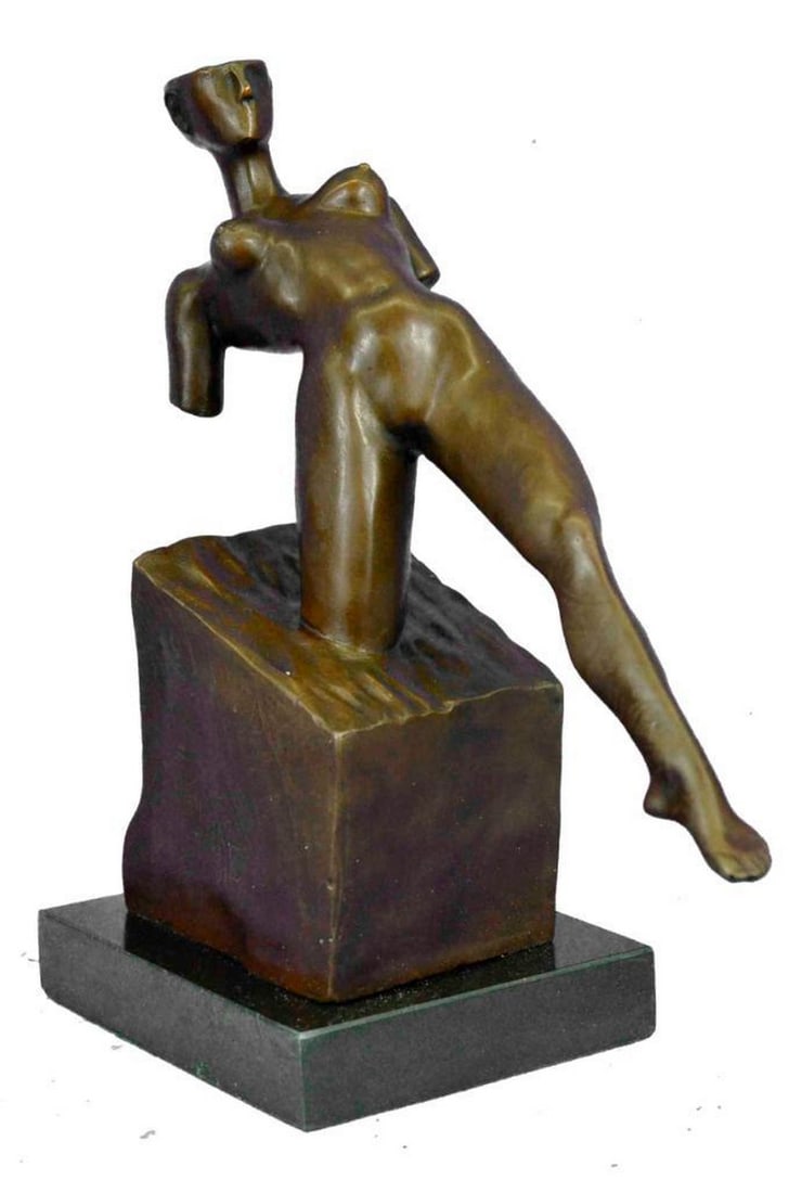 Rodin Inspired Abstract Nude Female Torso Bronze Sculpture - 12" x 14": Rodin Inspired Abstract Nude Female Torso Bronze Sculpture - 12" x 14" This exquisite Collector edition bronze sculpture captures the essence of the female form in an abstract and sensual way