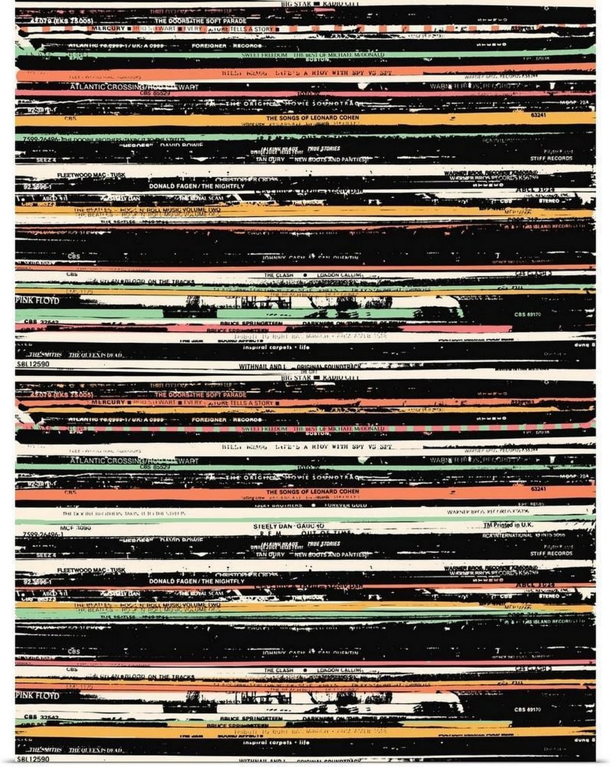 Recordsss Vintage Poster Print (1 of 2)