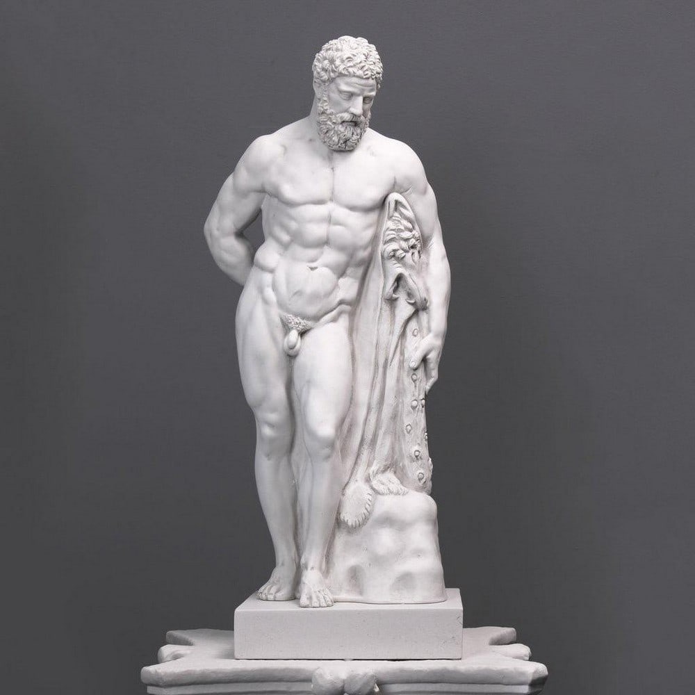 Roman Sculpture After "The Farnese Hercules Statue" - (48.4lbs) (1 of 4)