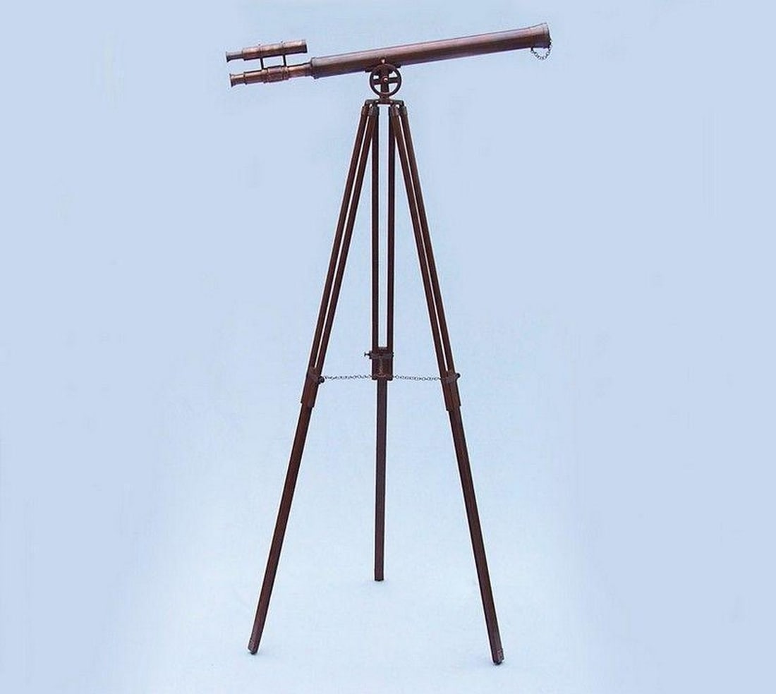 64" Floor Standing Antique Copper Griffith Astro Telescope (1 of 5)