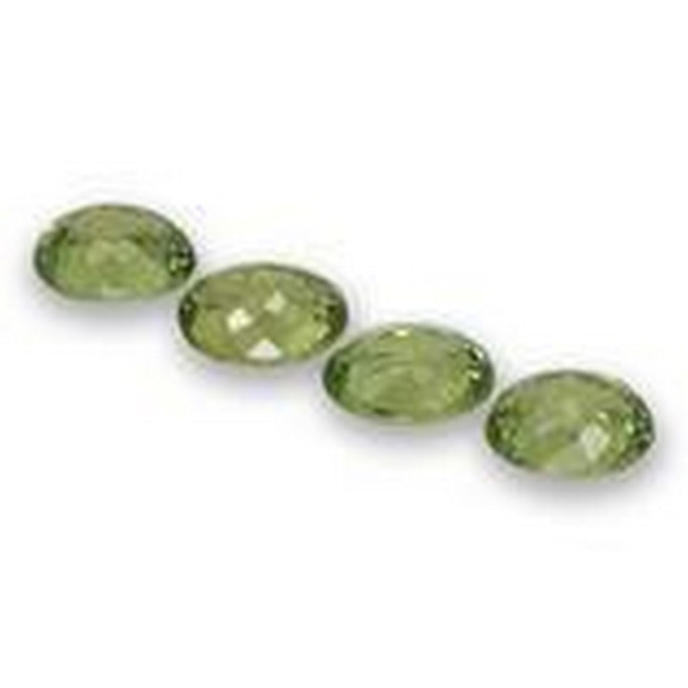1ct Oval Cut Demantoid Garnets - 2