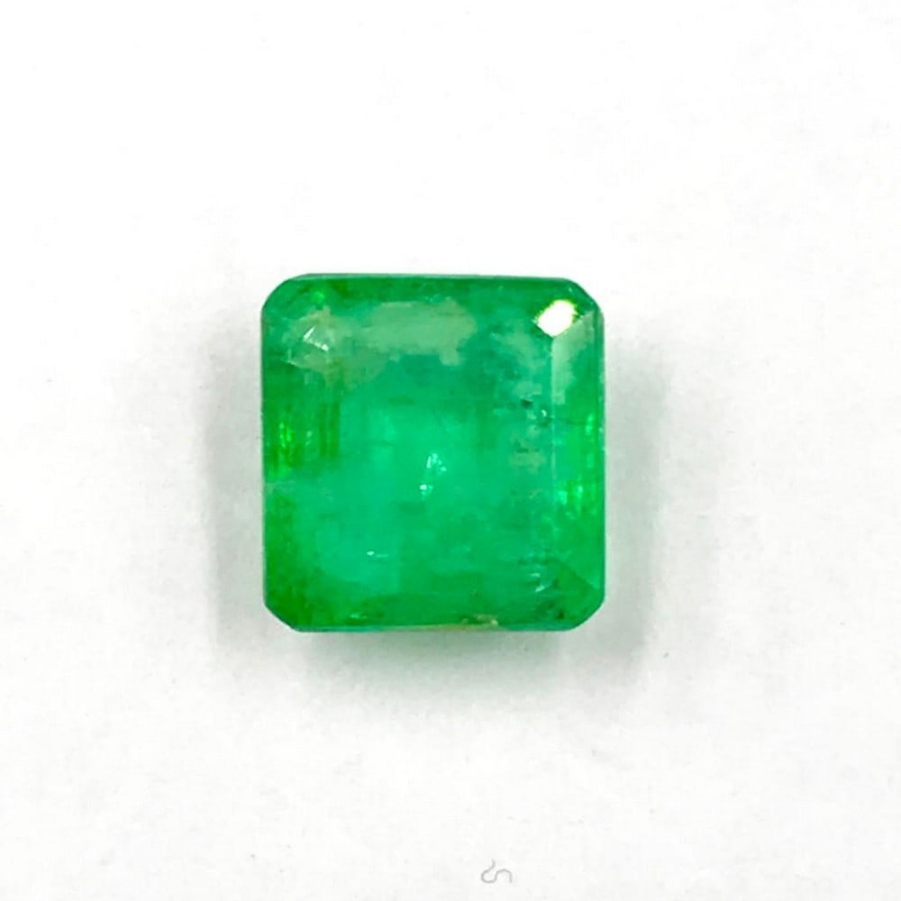 1.97ct Faceted Emerald Octagon Gemstone (1 of 1)