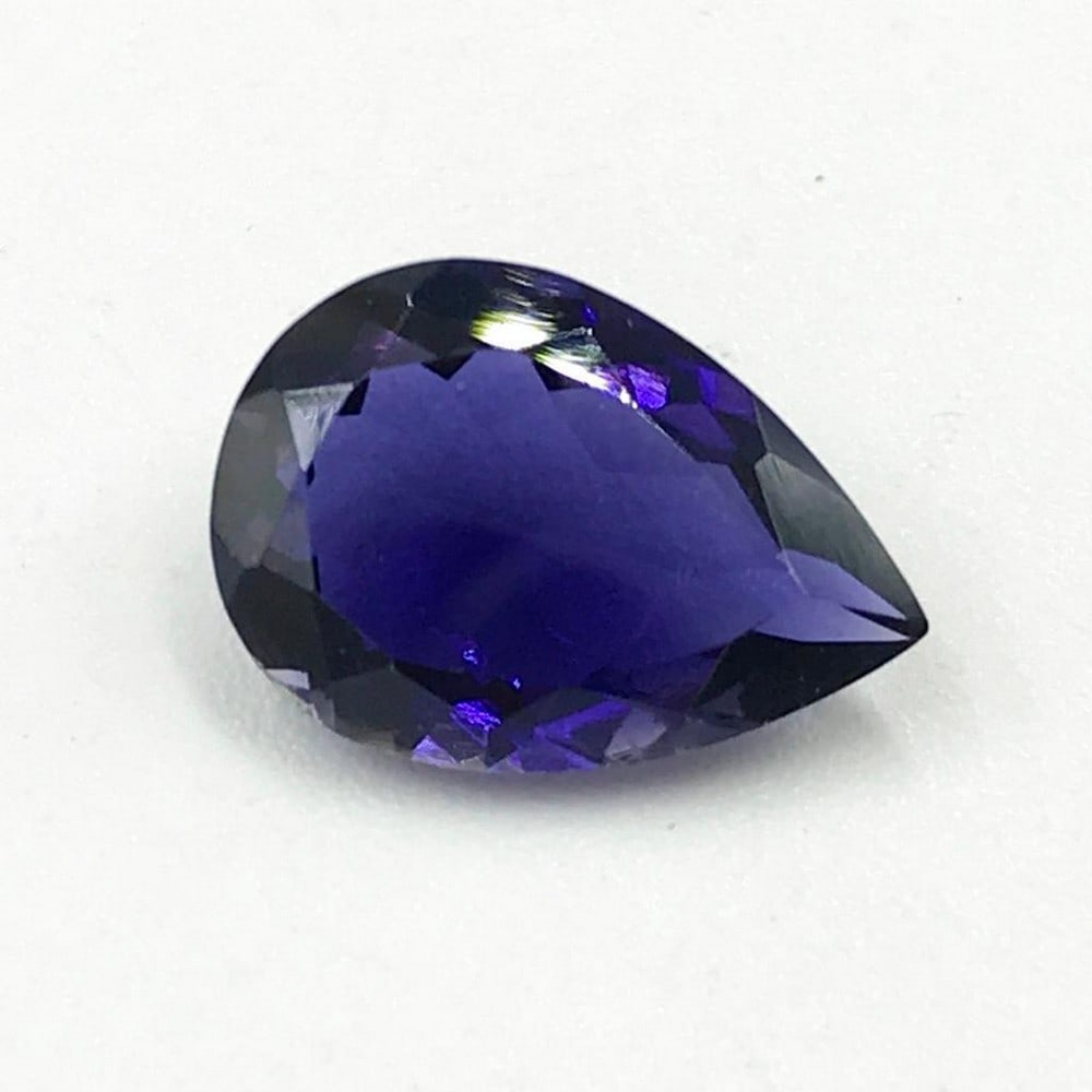 3.52ct Iolite Pear Faceted Gemstone (1 of 2)