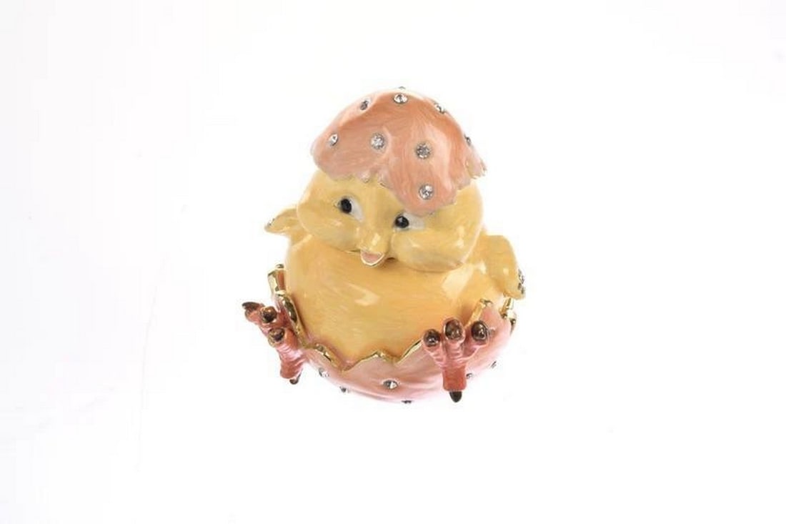 Cute Chick Hatching Trinket Box - 5