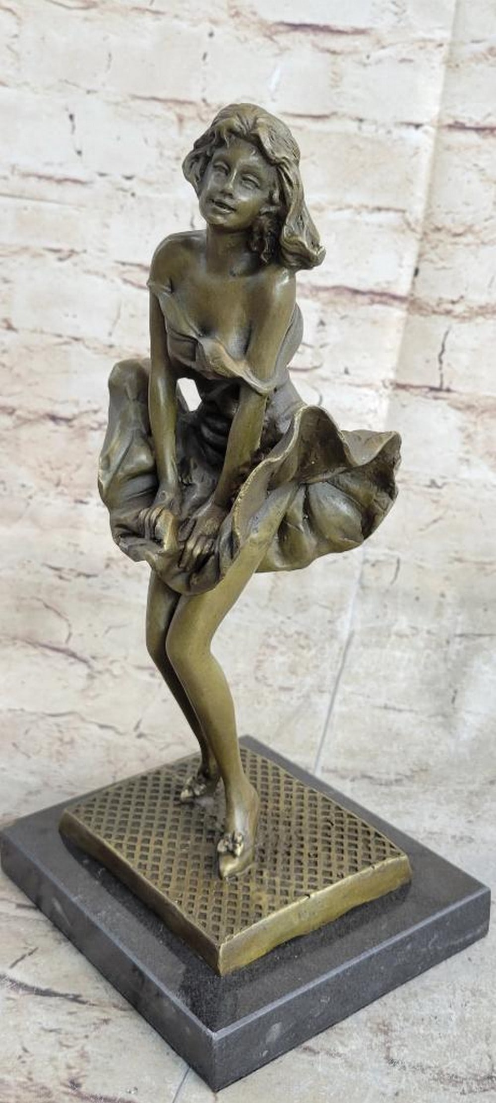 Marilyn Monroe Bronze Sculpture: Marilyn Monroe Bronze Sculpture This bronze is inspired by the person behind the face that we all love and know so well. As a film maker, freelance artist and art teacher, I am very motivated to look