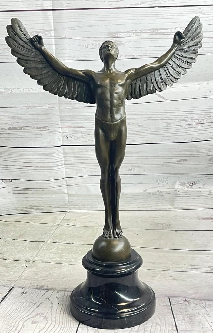 Rising Angel Bronze Sculpture: Rising Angel Bronze Sculpture Rising Day and its companion work, Descending Night, were originally designed as fountain figures for the 1915 Panama-Pacific International Exposition in San Francisco.