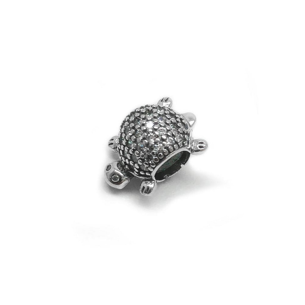 925 Sterling Silver Tortoise Bracelet / Necklace Charm (1 of 3)