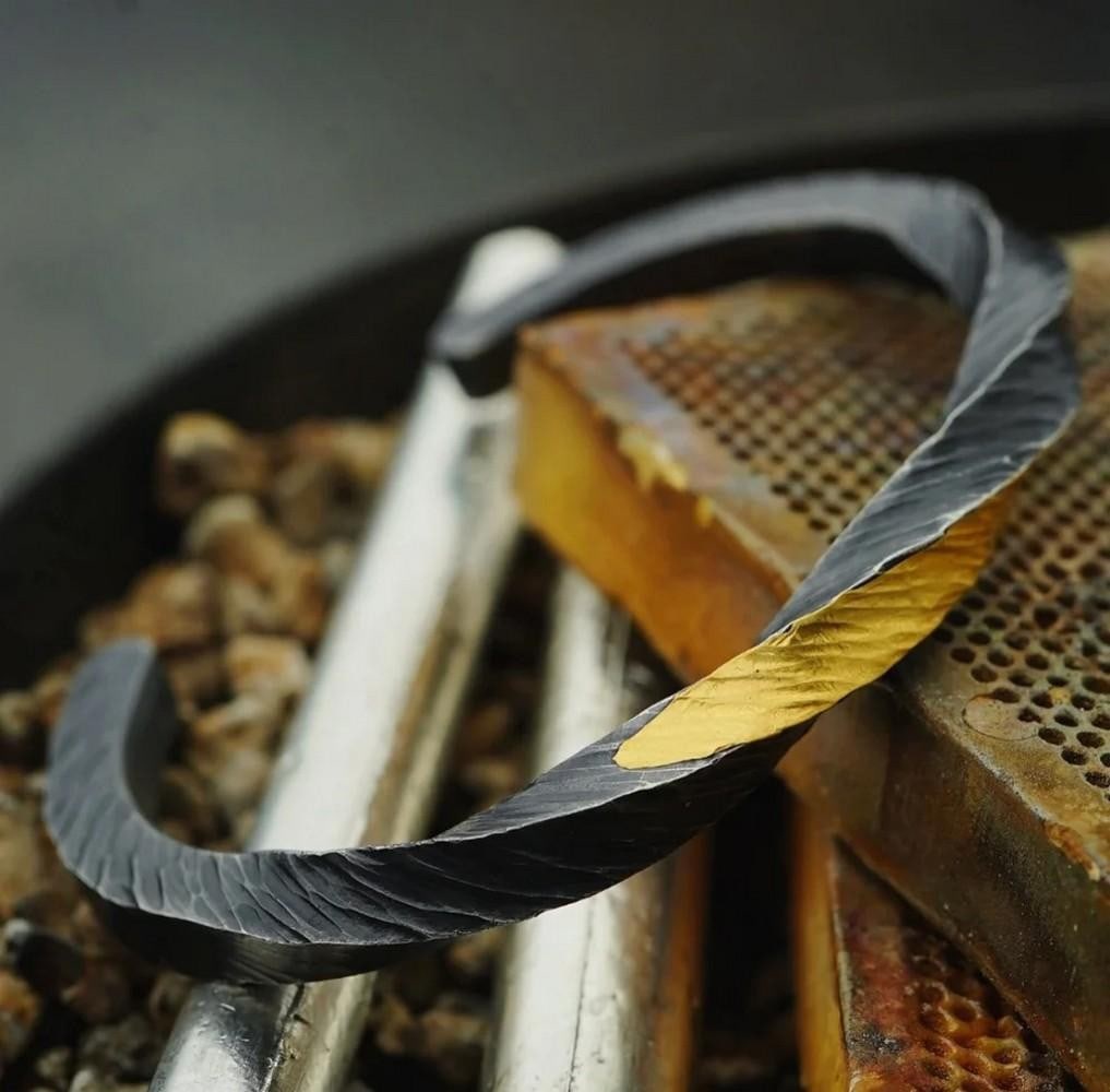 Flowing Fire Twist Bangle - 2