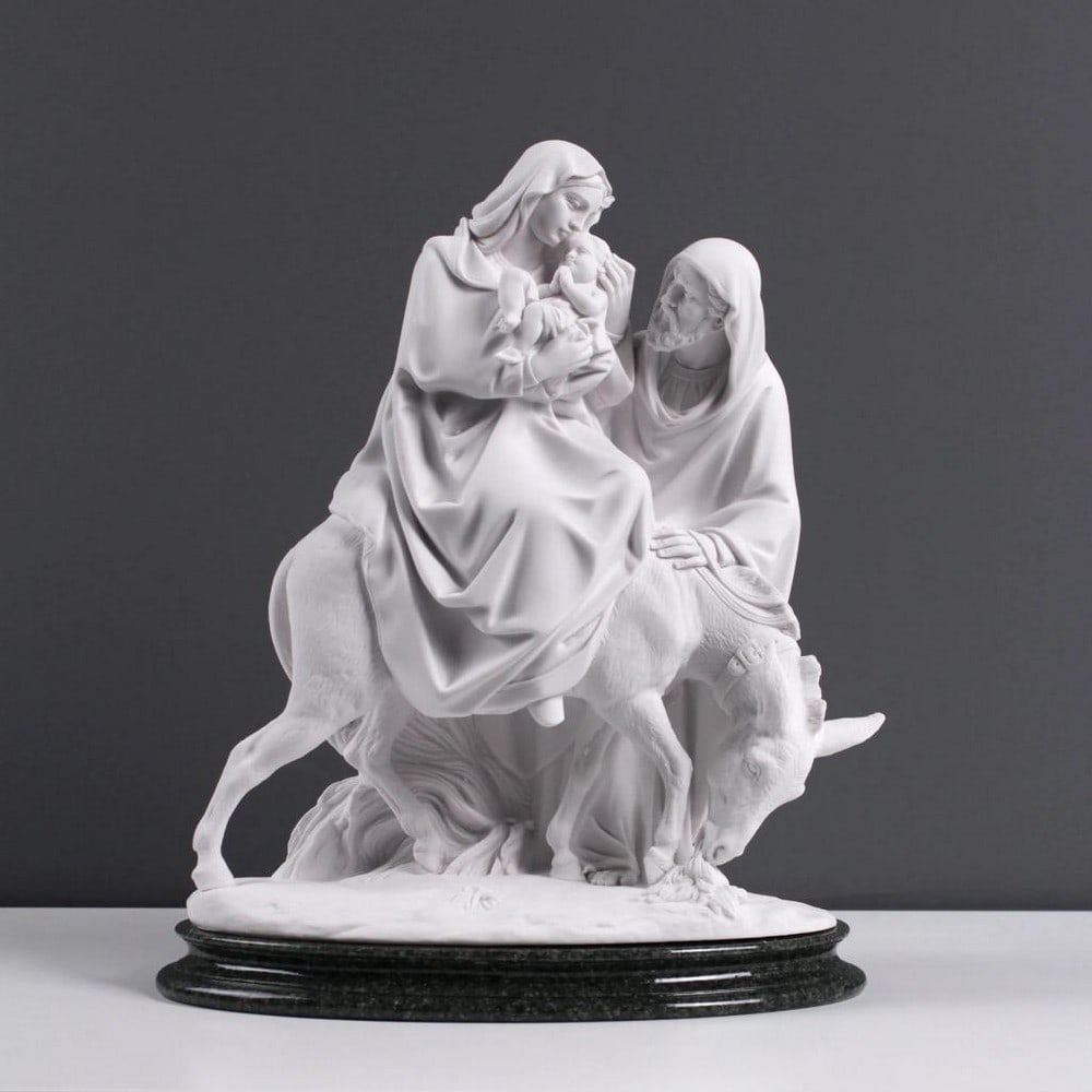 Holy Family Statue - Exemplar of Catholic Virtue - (5.5lbs) (1 of 6)