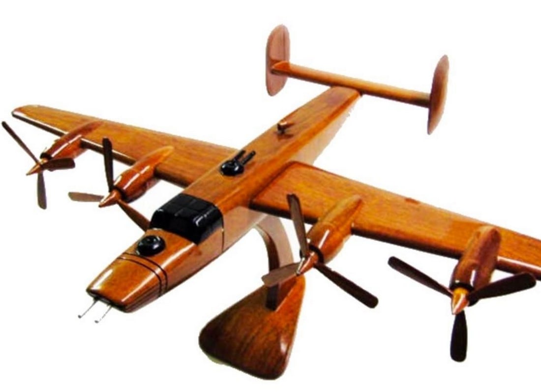 B-24 Liberator Model Plane: B-24 Liberator Model Plane This aircraft is an American heavy bomber. It was used extensively in World War II where it served in every branch of the American armed forces. During Operation Carpetbagg