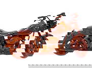 Harley Sportster Wooden Model Bike: Harley Sportster Wooden Model Bike This model is meticulously handcrafted from mahogany, featuring a working kickstand and movable handlebars. The finely detailed replica is finished with three coats