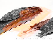 T-95 Medium Tank: T-95 Medium Tank Handcrafted from solid mahogany, this T-95 tank is finely detailed with movable gun turret and track. Three coats of polyurethane finish adds high gloss and rich wood grain depth. D