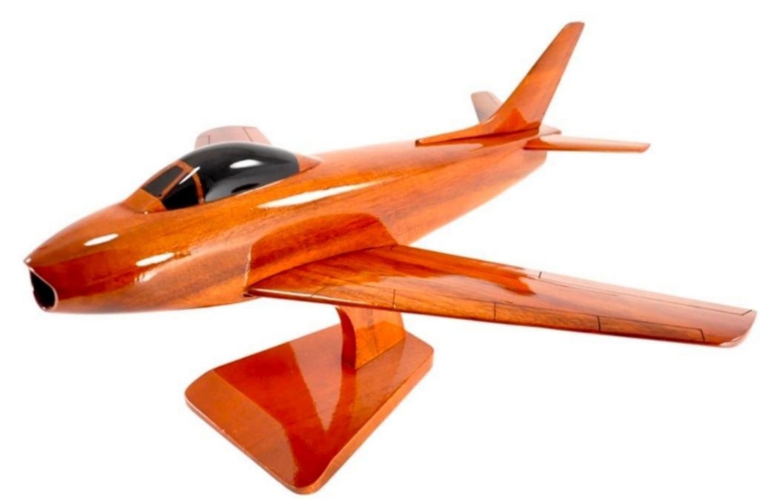 F-86 Sabre Model Plane: F-86 Sabre Model Plane The Sabre is best known as the United States' first swept-wing fighter that could counter the swept-wing Soviet MiG-15 in high-speed dogfights in the skies of the Korean Wa