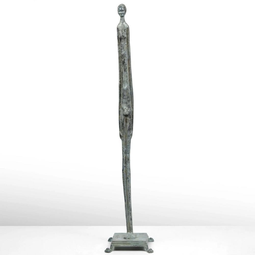 Bronze Ombra della Sera Statue - 22" x 4.3": Bronze Ombra della Sera Statue - 22" x 4.3" The Ombra della Sera Statue is a reproduction of the ancient Etruscan sculpture discovered in Volterra, Italy. This statue features a nude male