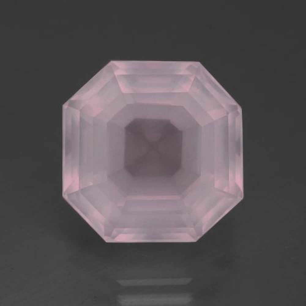 13.89ct Asscher Cut Pink Rose Quartz Gemstone (1 of 2)