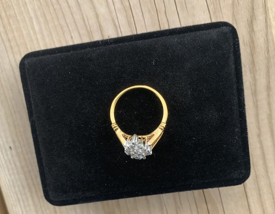 Royal Cluster Moissanite Ring - 4