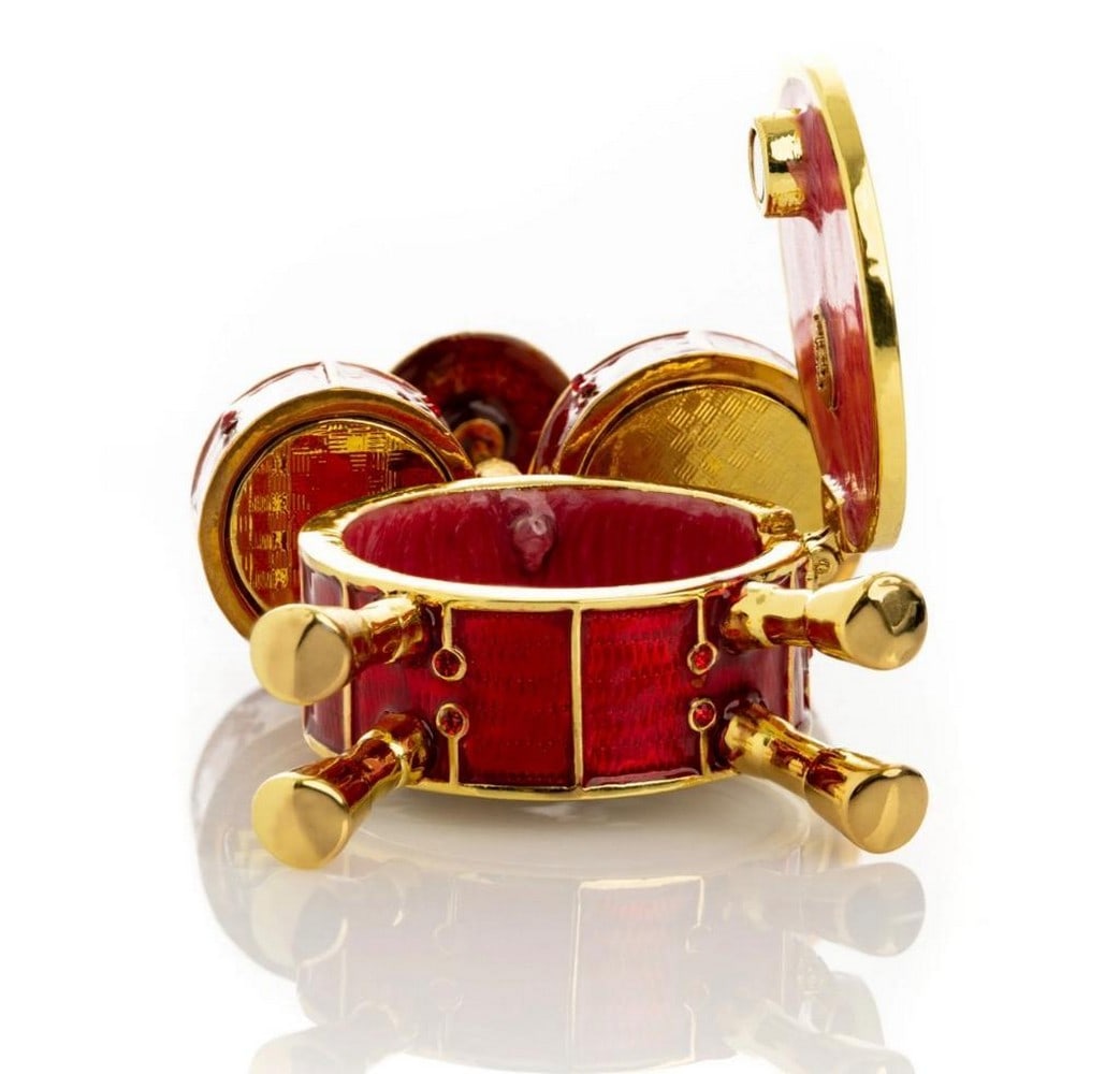 Red Drum Set Trinket Box - 4