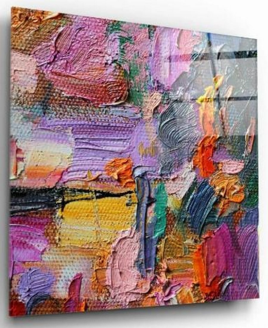 Echoes in Color Tempered Glass Wall Art (1 of 3)