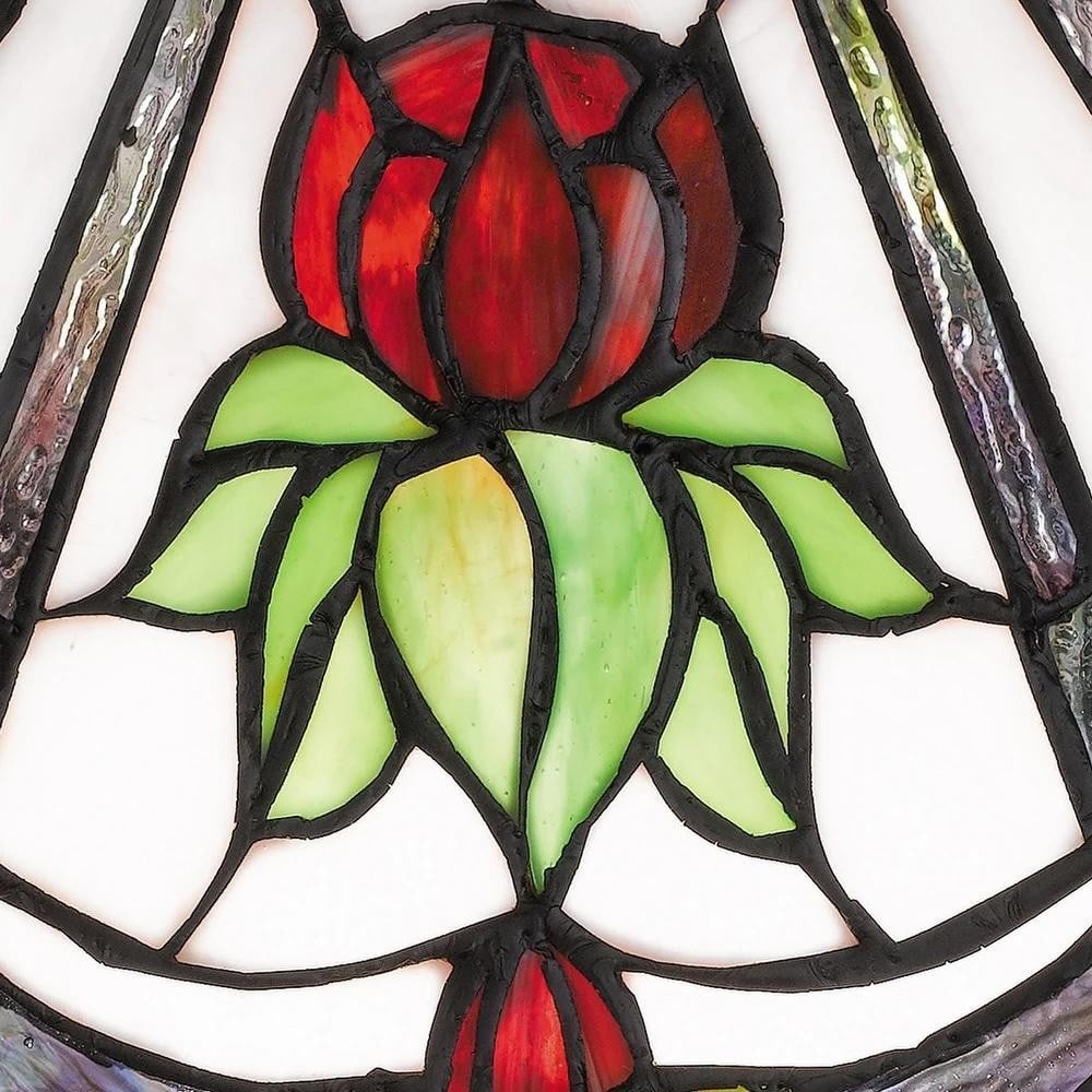 Tiffany-Inspired Dragonfly Three-Light Table Lamp - 3