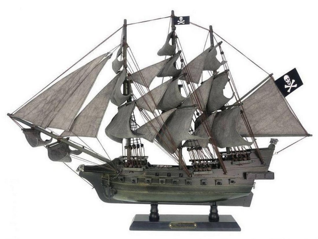 Wooden Flying Dutchman Limited Model Pirate Ship 26" (1 of 3)