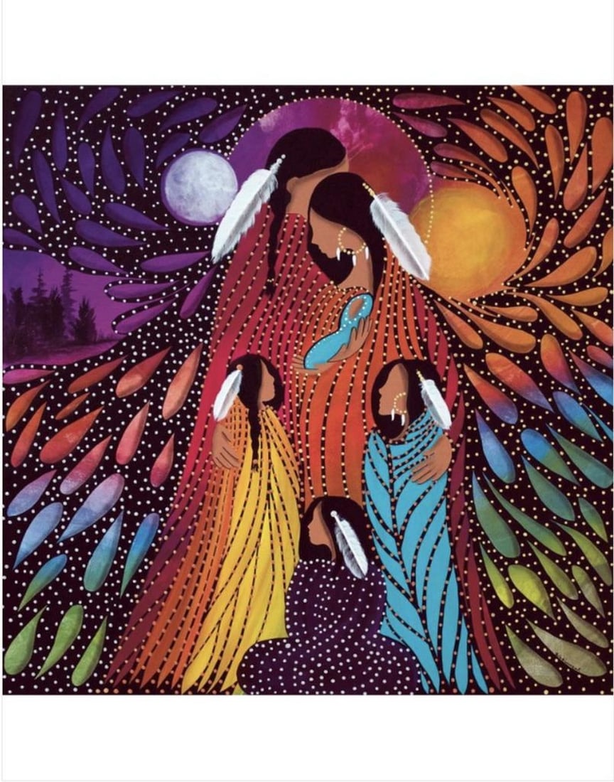 12" x 14" Family Framed Print by Betty Albert (1 of 1)