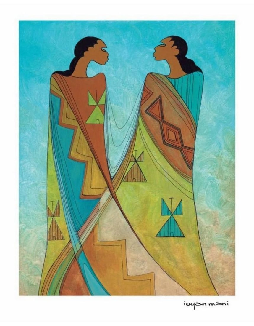 13" x 16.5" Limited Edition Friends by Maxine Noel Print (1 of 1)