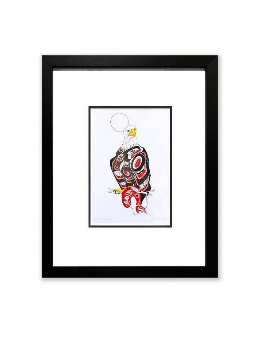 Bountiful Harvest: 'Catch of The Day' Framed Print by Richard Shorty - 14" x 12" (1 of 3)