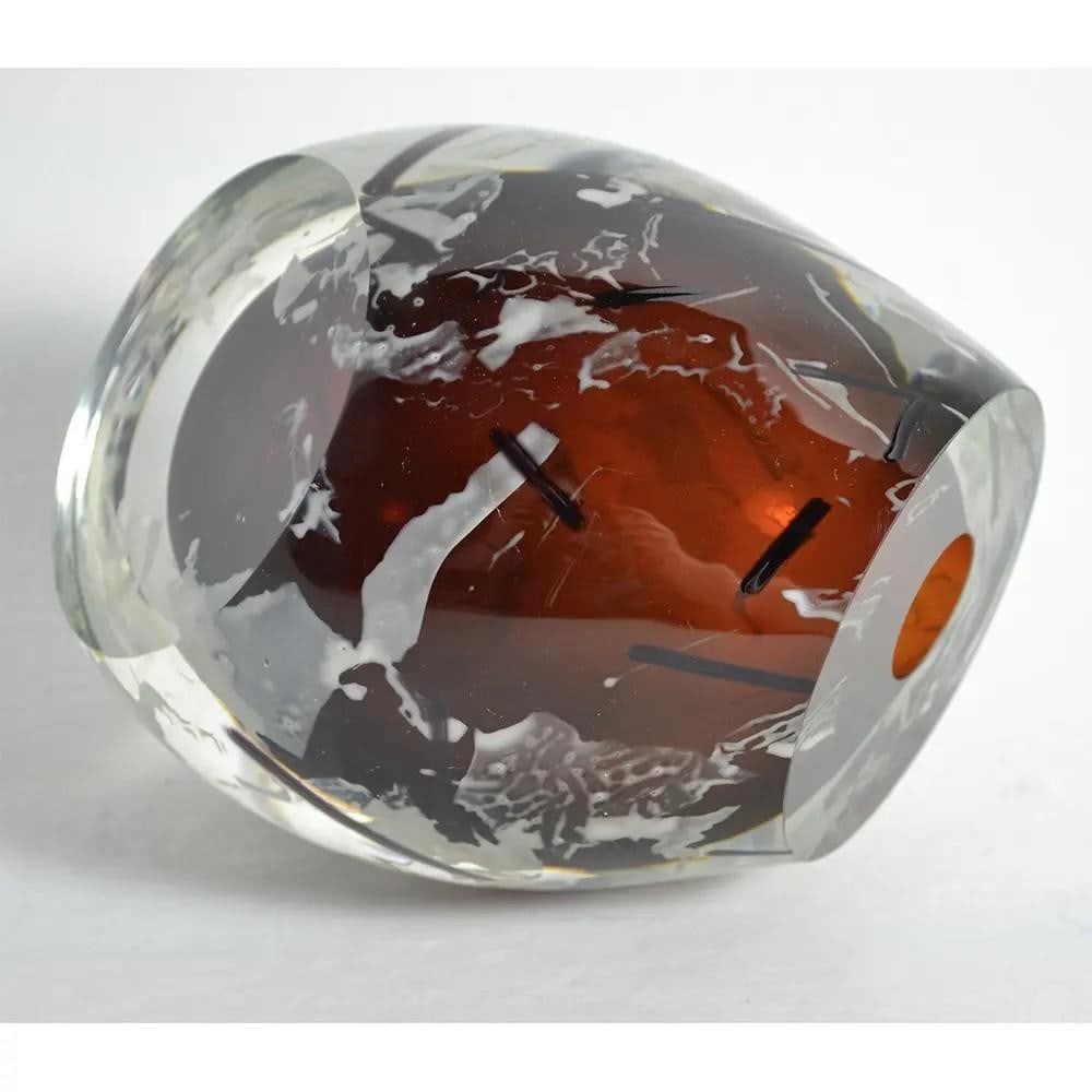 Home' Hand Blown Glass Sculpture by Imogen Davis (1 of 1)