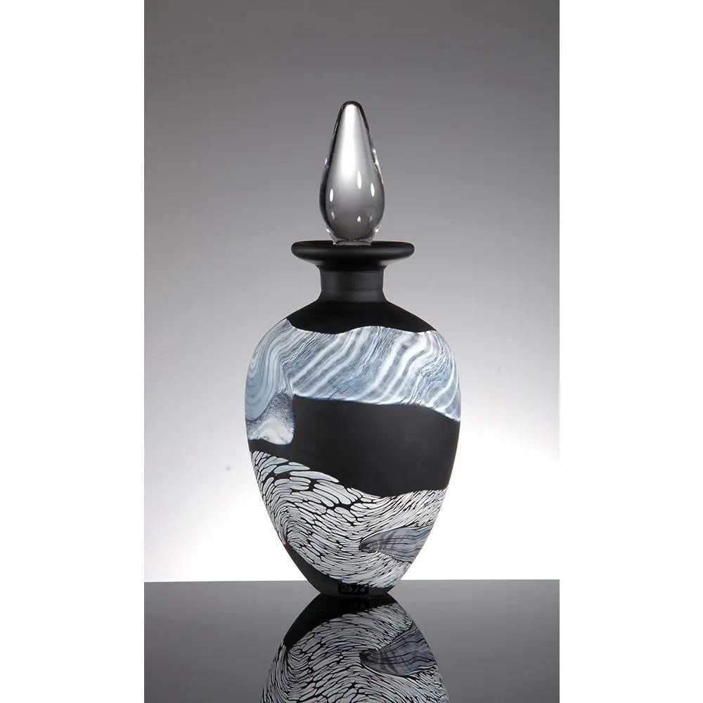 Monochrome Round Black Perfume Bottle by Thomas Petit (1 of 1)