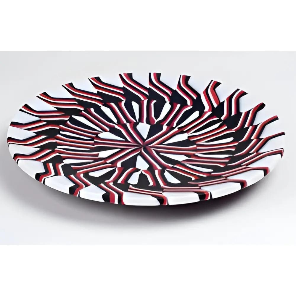 ‘Flow’ Artistic Glass Plate by Charles Sharpe (1 of 1)
