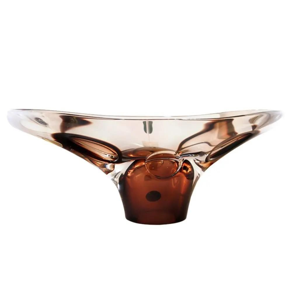 Brown Glass Bowl by Adam Jablonski (1 of 2)