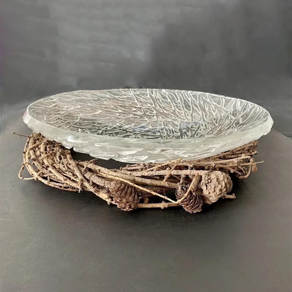 Clarity’s Nest Kiln-Formed Glass Art Bowl by Kim Bramley (1 of 2)