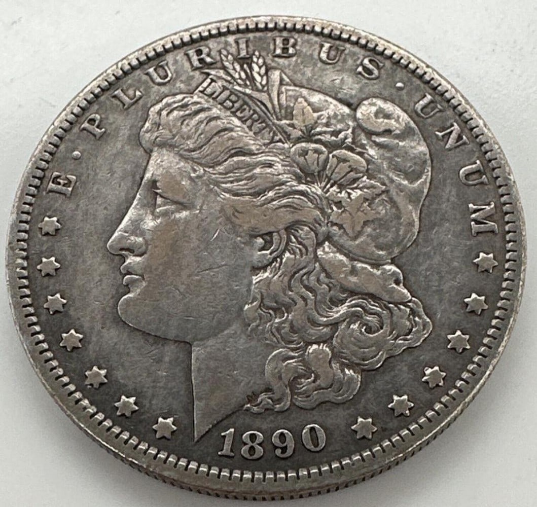 1890-S Morgan One Dollar $1 Silver Coin (1 of 3)