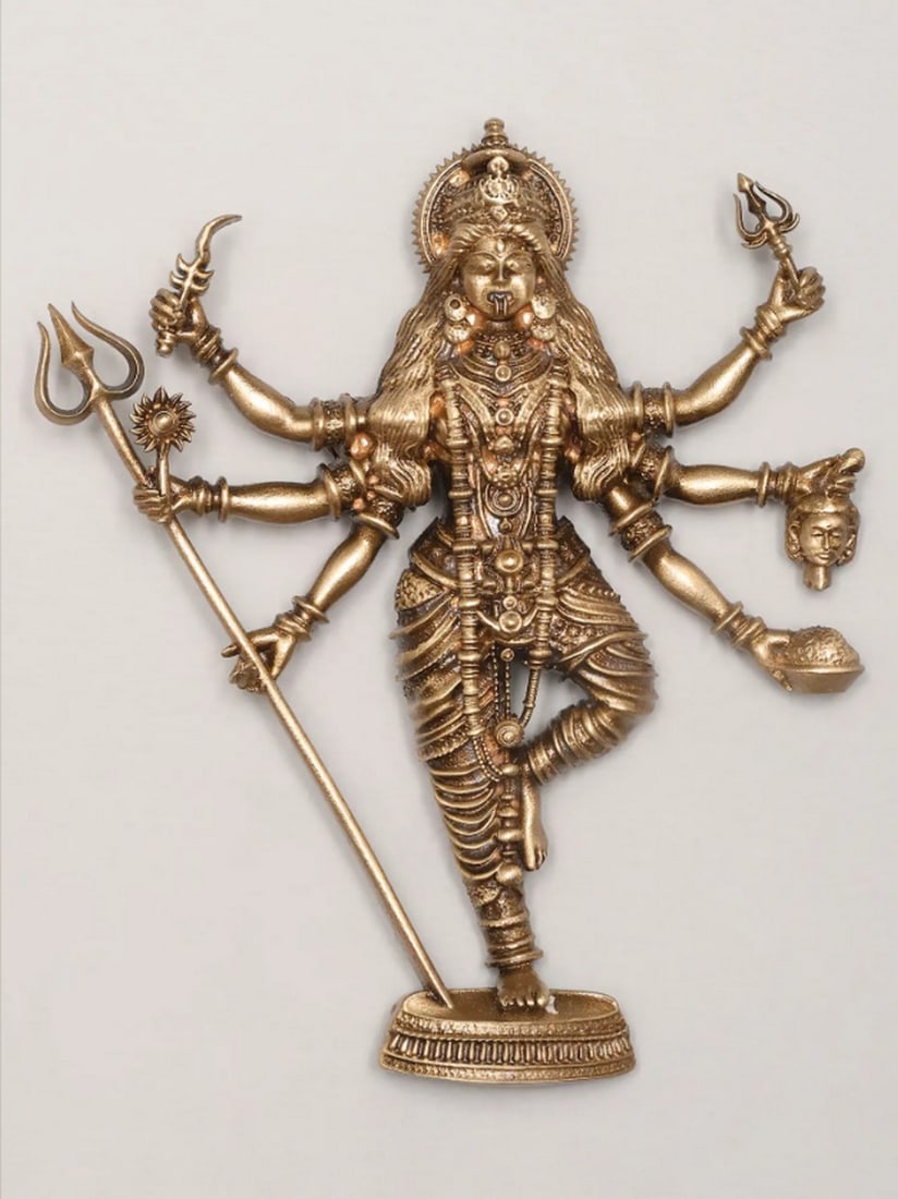 Kali's Sacred Presence: Kali's Sacred Presence Embody strength, transformation, and courage with this stunning piece, capturing the fierce yet loving essence of the Divine Mother. More than just an accessory, it’s a w