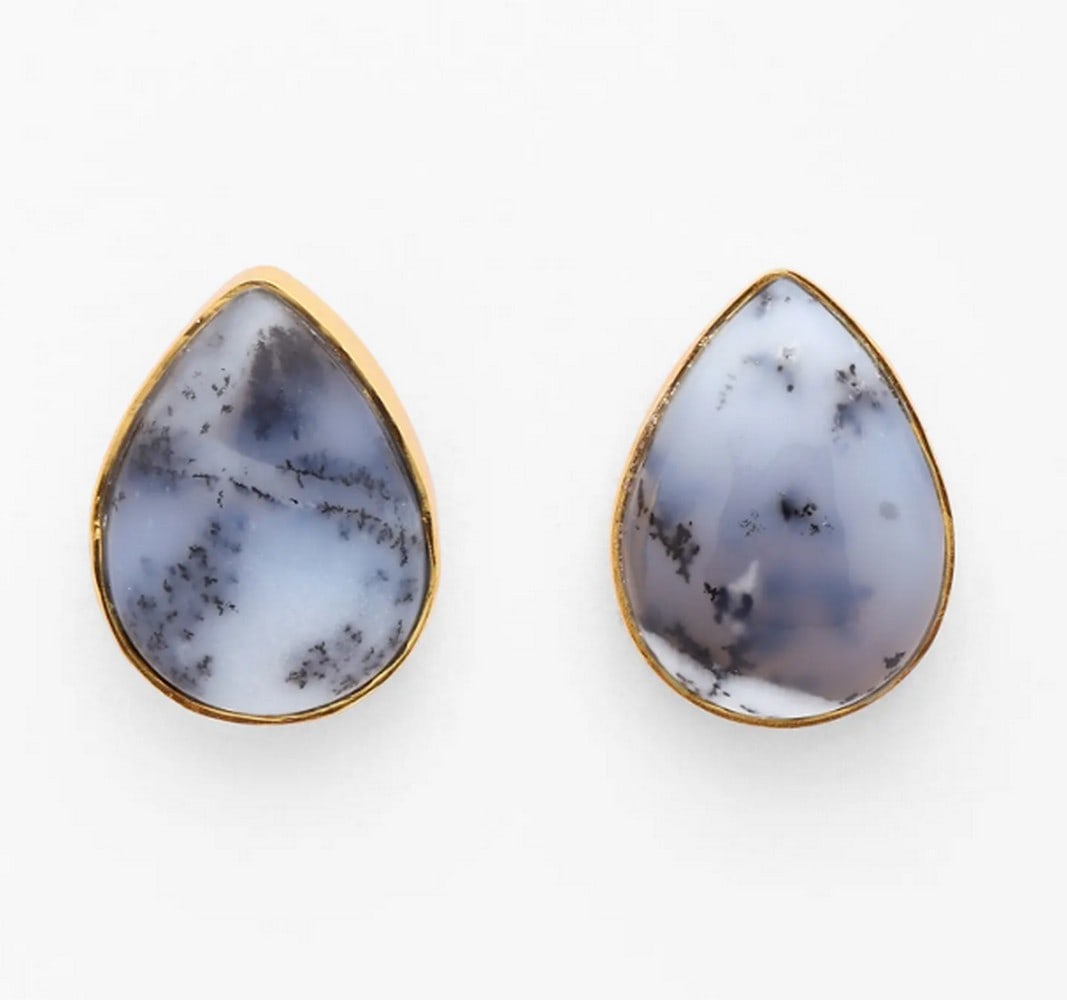 Mystic Dendrite Opal Drops - 2