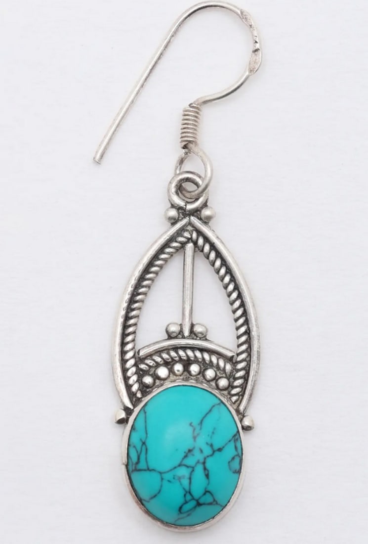 Enchanted Tibetan Oval Dangles - 3