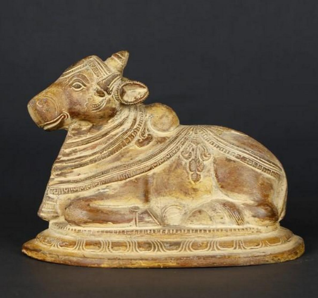 Sacred Bronze Nandi Sculpture (1 of 5)