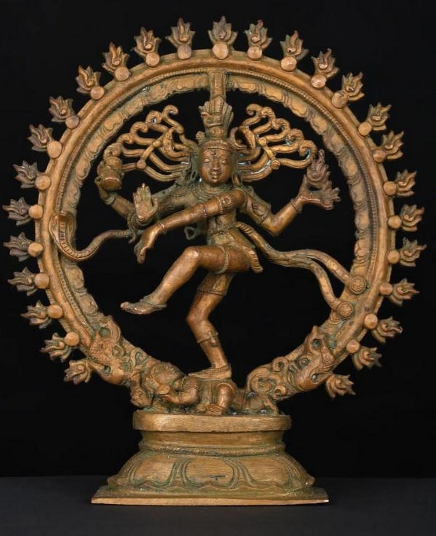 6" Nataraja Hindu god Shiva Bronze Statue (1 of 4)