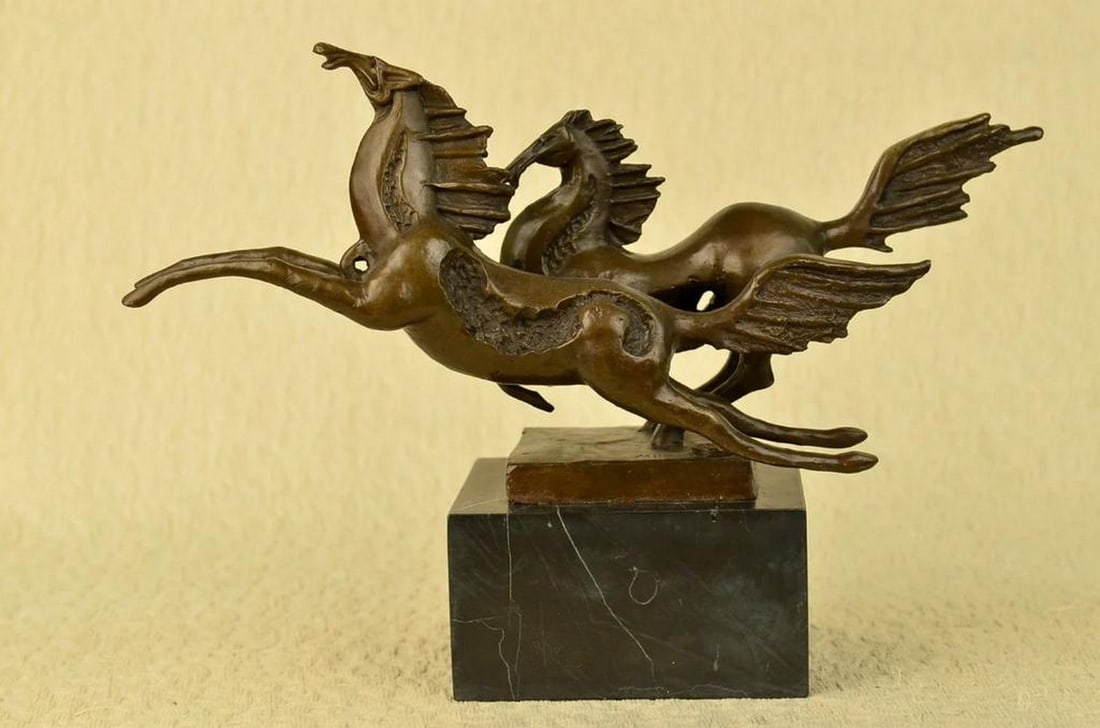 Abstract Wild Horses Original Bronze Statue - 10" x 16" (1 of 6)