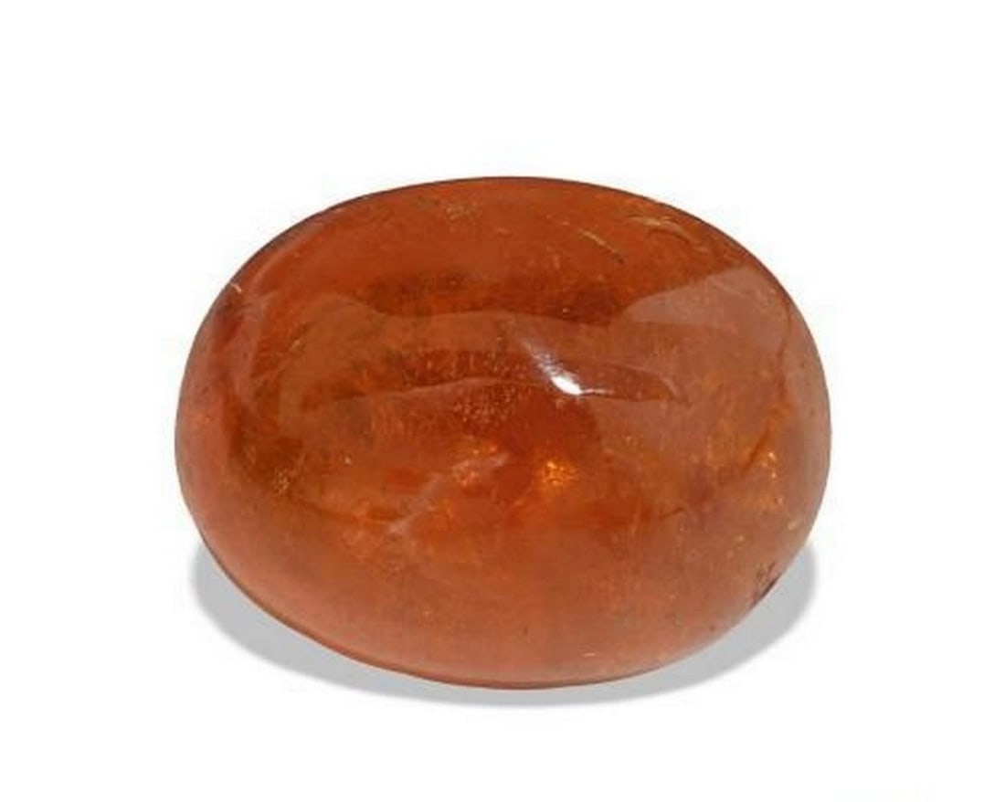 3.84ct Medium Orange Oval Spessartite Garnet Gemstone (1 of 2)