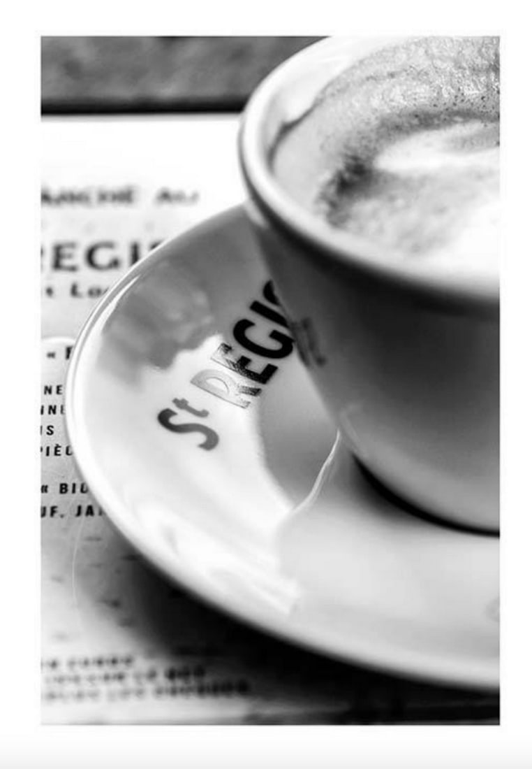 Magdalena Martin Image - Cafe St. Regis Poster Print: Magdalena Martin Image - Cafe St. Regis Poster Print The poster has a 'built-in' mount which elegantly frames the image. Photographer: Magdalena Martin Dimensions: 50cm x 70cm View