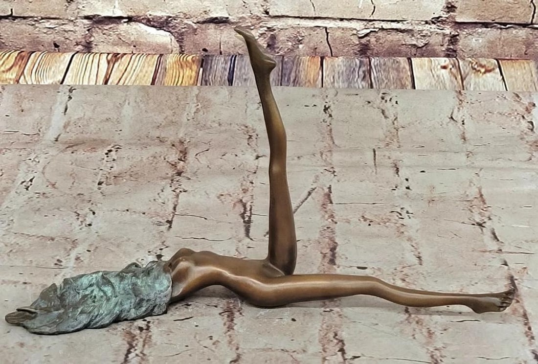 Graceful Unveiling Original Bronze Sculpture by Mario Nick - 12" x 9.5": Graceful Unveiling Original Bronze Sculpture by Mario Nick - 12" x 9.5" This striking bronze sculpture by Mario Nick captures the elegance and confidence of a woman in motion, gracefully remov