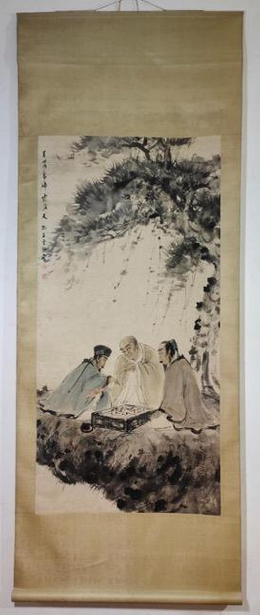Meeting paper scroll by Fu Baoshi (1 of 1)