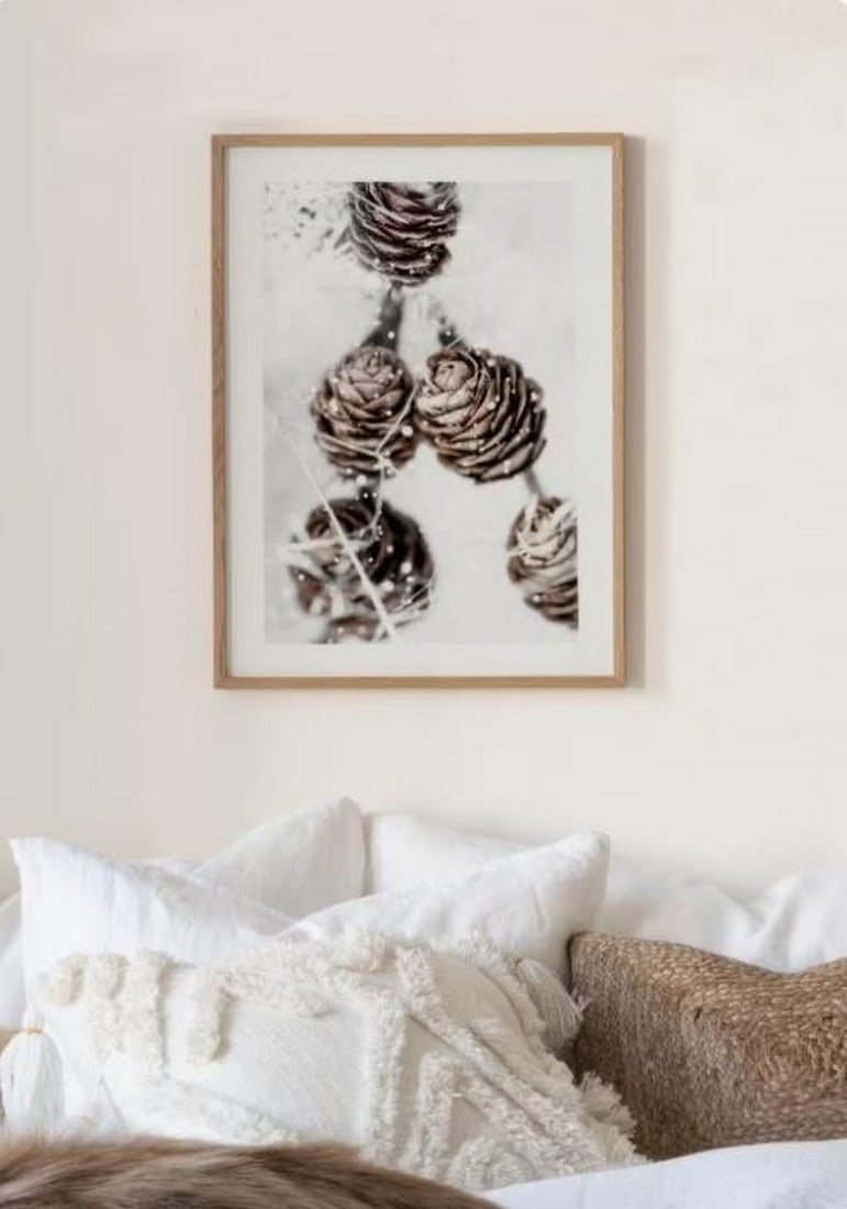 Fallen Pine Cones Poster Print - 2